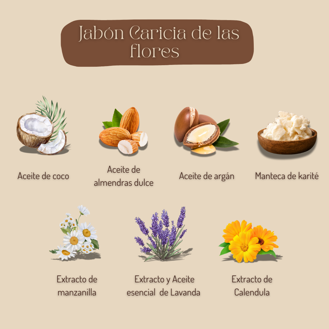 Jabón Caricias De Las Flores