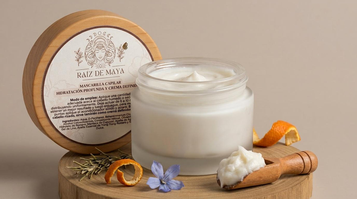 Mascarilla Capilar - Hidratación profunda y crema definidora 180g